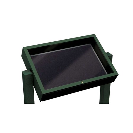 United Visual Products Outdoor Enclosed Combo Board, 48"x36", Bronze Frame/Burgundy & Pearl UVCB4836ODBZ-BURGUN-PEARL